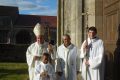 l’Évêque de Langres, mgr. Joseph de Metz-Noblat, a inauguré les restaurations dans l’ église, le 17 juin 2017. M. Philippe Dulac a prononcé un mot de bienvenue et de grâce